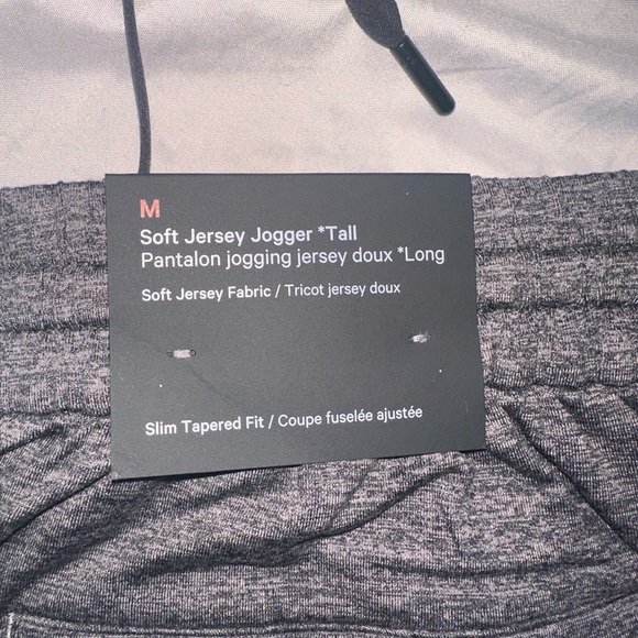 lululemon athletica Men's Charcoal Joggers - Picture 2 of 2